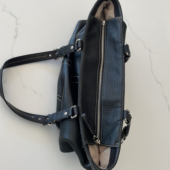 Coach Hamilton black pebbled leather large tote - Picture 4 of 11